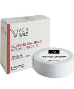 Erboristeria magentina Salviettine Leva-Smalto Per Unghie Veg Nails