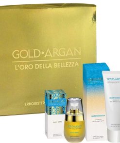 Erboristeria magentina Cofanetto Gold Argan Shampoodoccia + Olio Puro Gold Argan