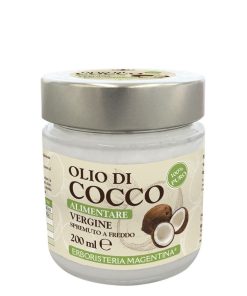 Erboristeria magentina Olio Di Cocco - Alimentare Biologico Spremuto A Freddo Oli Vegetali