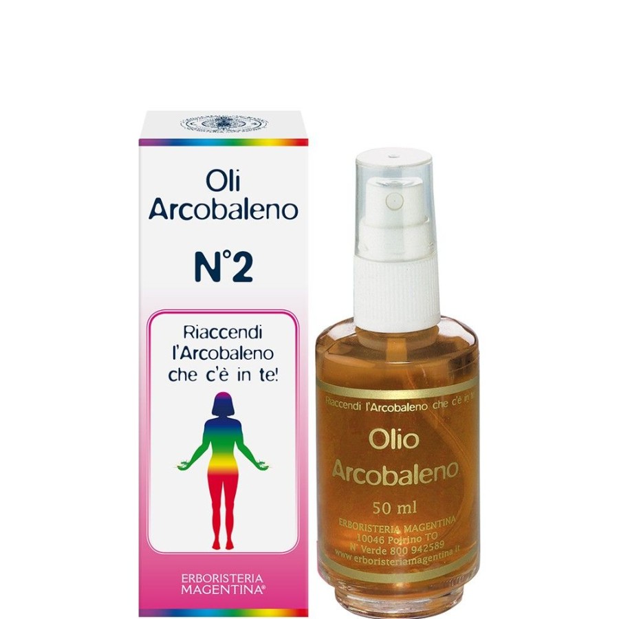 Erboristeria magentina Olio Arcobaleno N. 2 Arancio Dolcezza Oli Arcobaleno