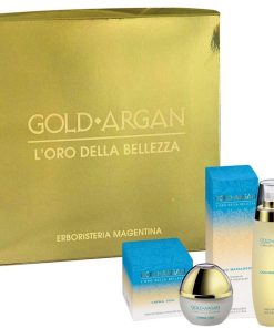 Erboristeria magentina Cofanetto Gold Argan Crema Viso + Olio Massaggio Gold Argan