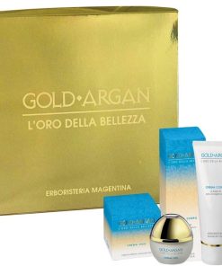 Erboristeria magentina Cofanetto Gold Argan Crema Viso + Crema Corpo Gold Argan