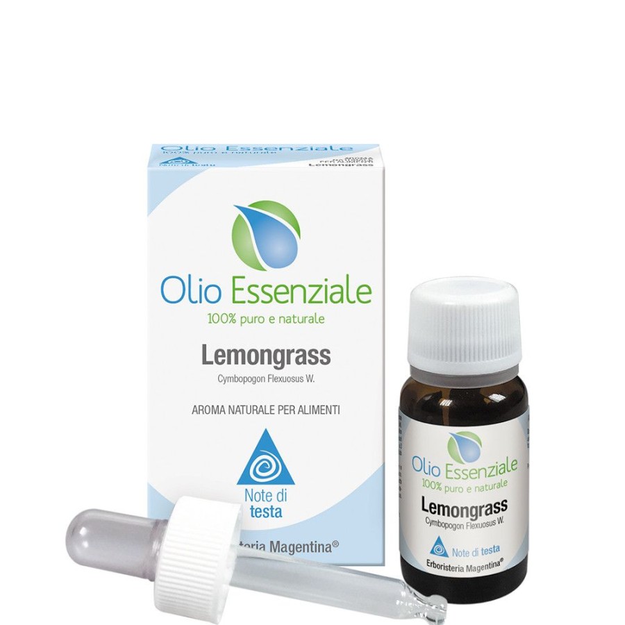 Erboristeria magentina Olio Essenziale Lemongrass Oli Essenziali