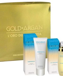 Erboristeria magentina Cofanetto Gold Argan Shampoodoccia + Olio Massaggio Gold Argan